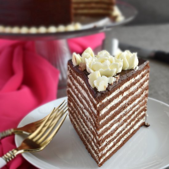 Chocolate Spartak Cake