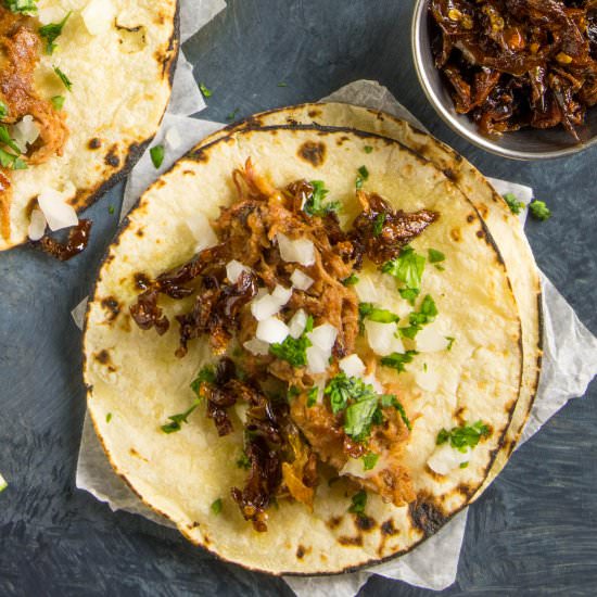 Pork Street Tacos w Fried Habaneros