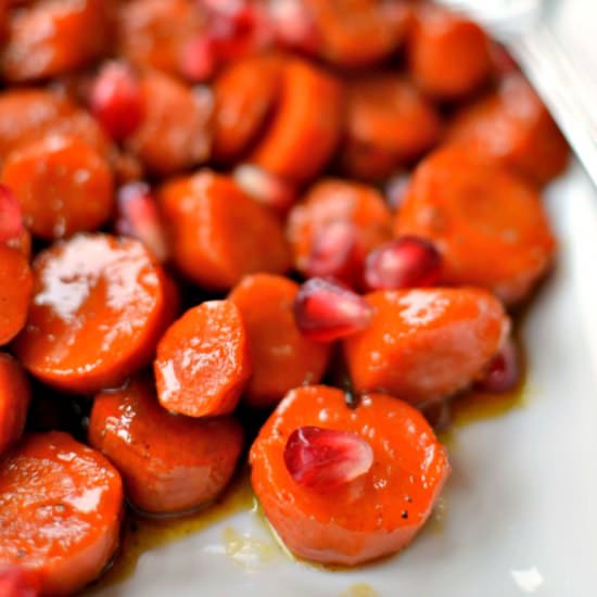 Bourbon Glazed Carrots