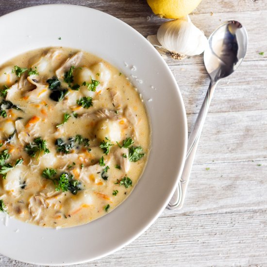 Creamy Chicken and Gnocchi Soup