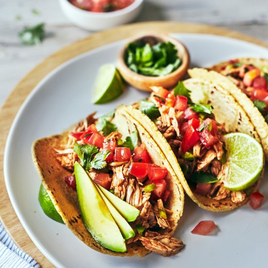 Slow Cooker Chicken Tacos