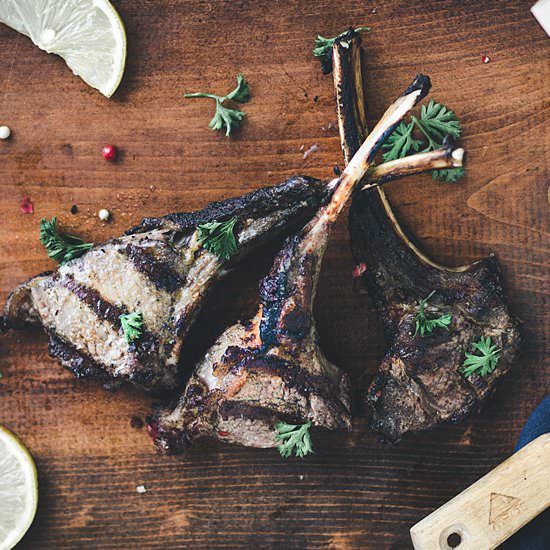 Egyptian Grilled Lamb Chops