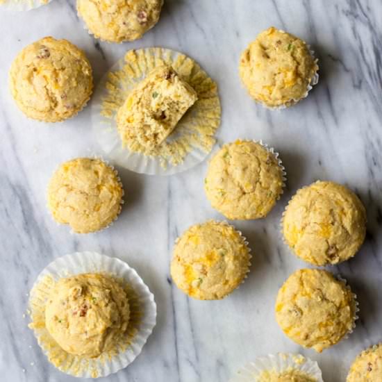 Cheddar Cornbread Muffins