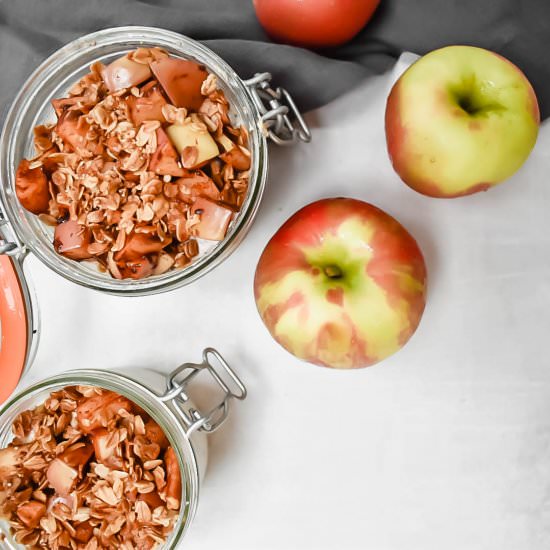 Apple Pie Overnight Oats