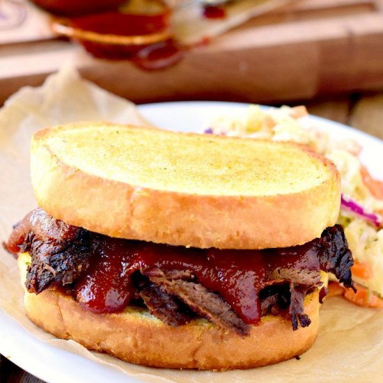 Slow Cooker “Smoked” Brisket