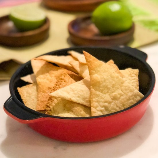 Lazy Low-Carb Tortilla Chips