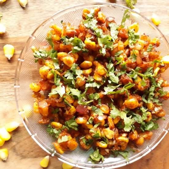 Crispy Corn Chaat