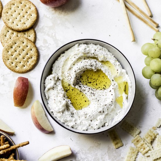 Black Pepper Whipped Feta