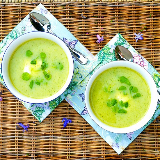 Celeriac & Watercress Soup