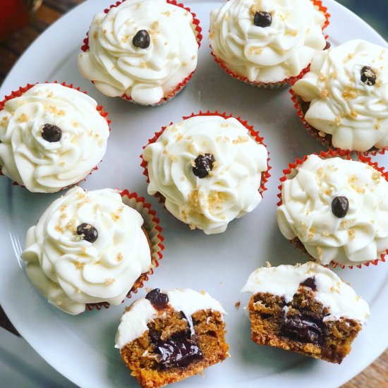 Sweet Potato S’mores Cupcakes