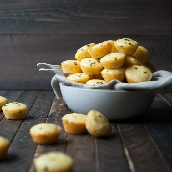 Cheddar Chive Corn Muffins