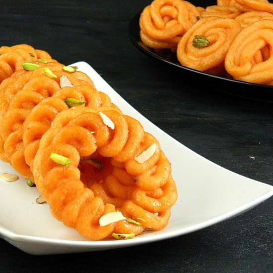 Imarti Jhangri Jalebi using Mixie