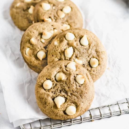 White Chocolate Chai Cookies