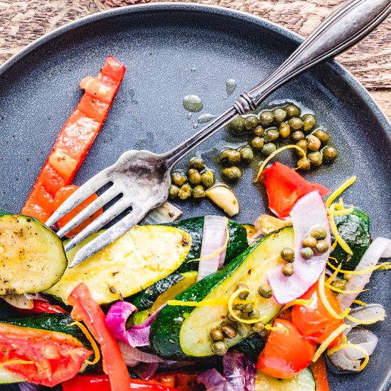 Italian Vegetables With Lemon Sauce