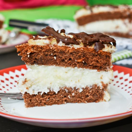 Chocolate coconut cake