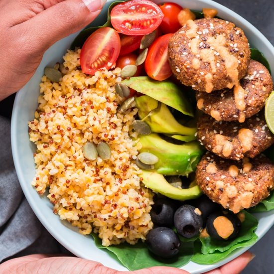 Mediterranean Vegan Buddha Bowl