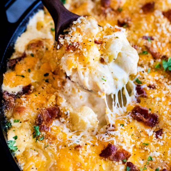 Smoky Chipotle Bacon Mac and Cheese