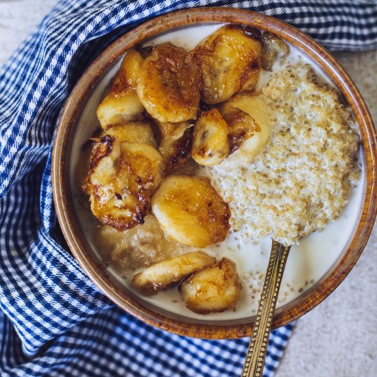 Coconut quinoa porridge