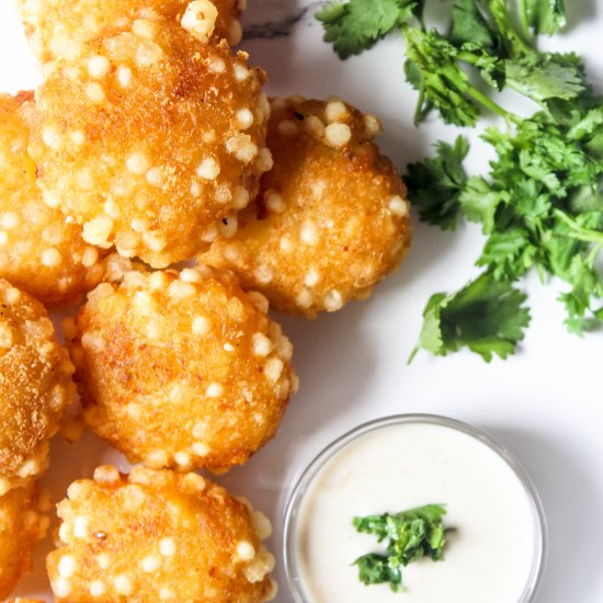 Sabudana Tikki (Tapioca Fritters)