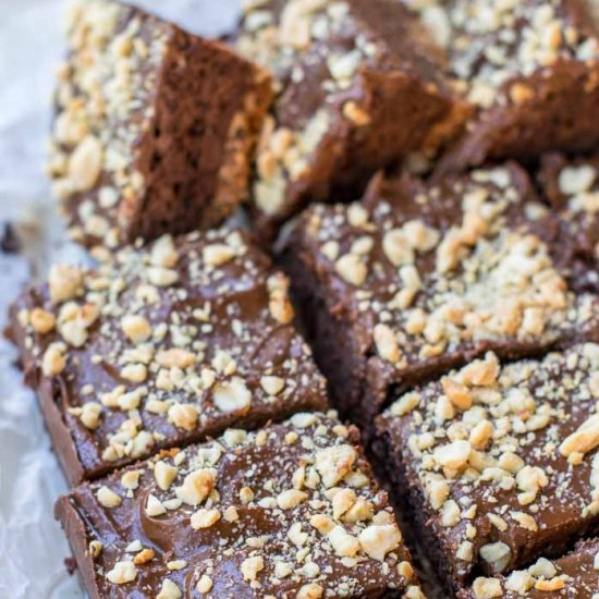 Peanut Butter Pretzel Brownies