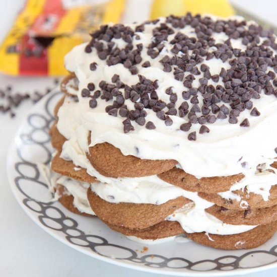 Cannoli Ice Box Cake