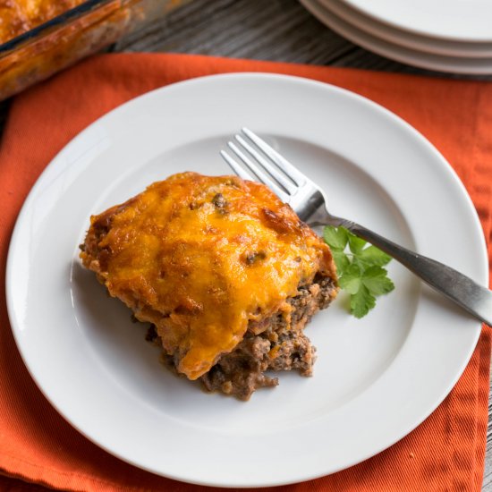 Bacon Cheeseburger Casserole