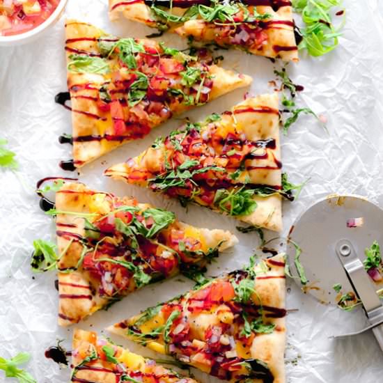 Bruschetta and Arugula Flatbread