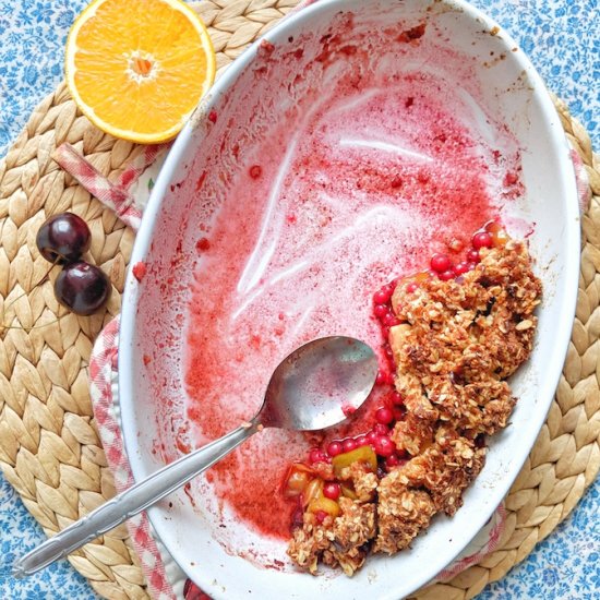 Fruity Coconut Oat Crumble