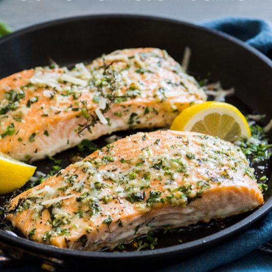 Garlic Parmesan Salmon