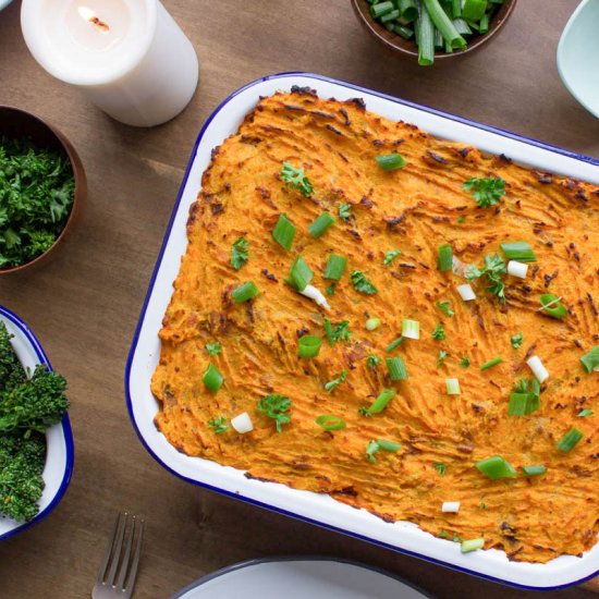 Vegan Thanksgiving Shepherd’s Pie