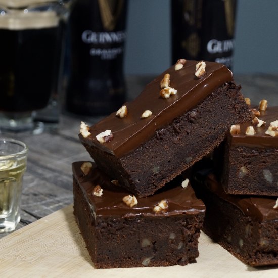 Irish Car Bomb Brownies