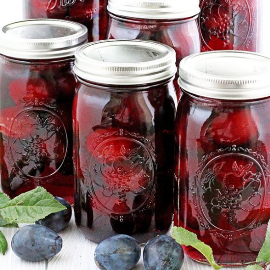 Canned Plum Juice