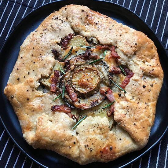 POTATO & EGGPLANT GALETTE