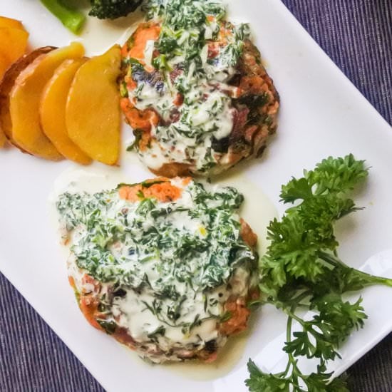 Salmon Scrap Cakes