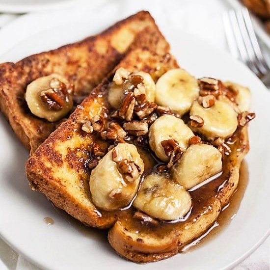 Bananas Foster French Toast