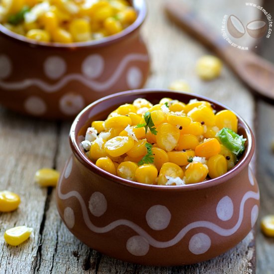 Sweet Corn Sundal Recipe