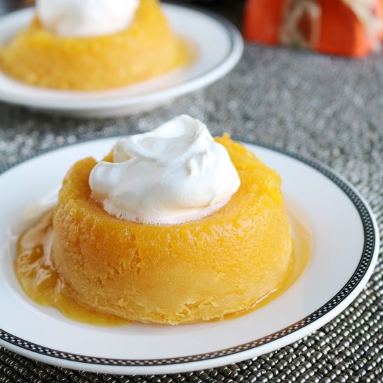 Pumpkin White Chocolate Lava Cakes