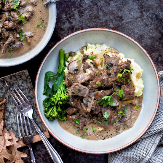 Instant Pot Steak Diane