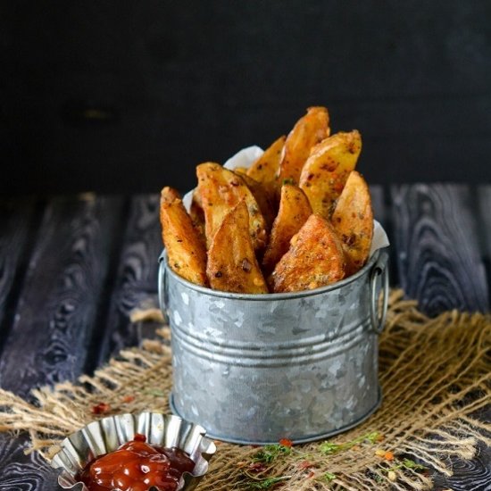 Spicy Potato wedges