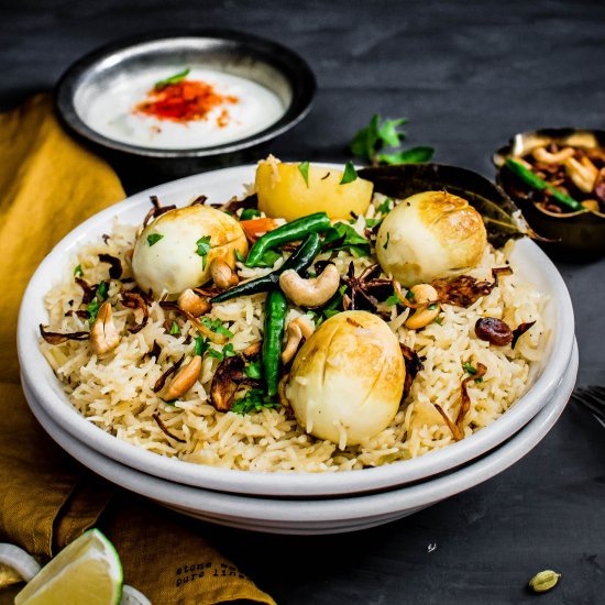 Indian Egg Pulao (Anda Pulao)