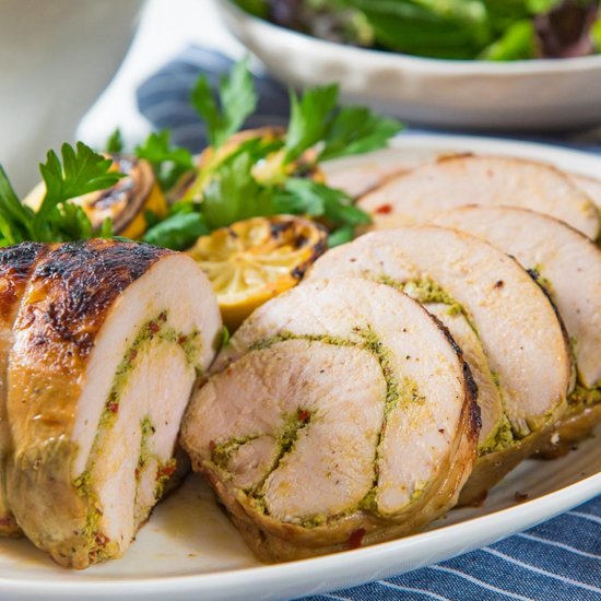 Sous vide Turkey Roulade