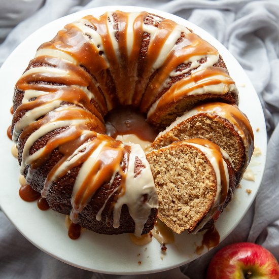 Caramel Apple Cider Cake