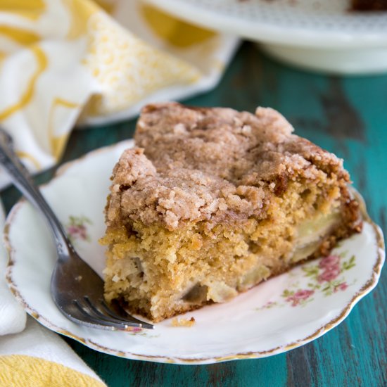 Cardamom Apple Coffee Cake