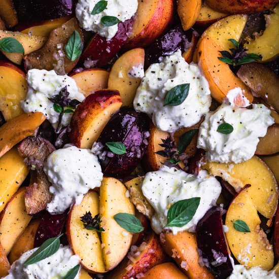 Stone Fruit & Burrata Salad