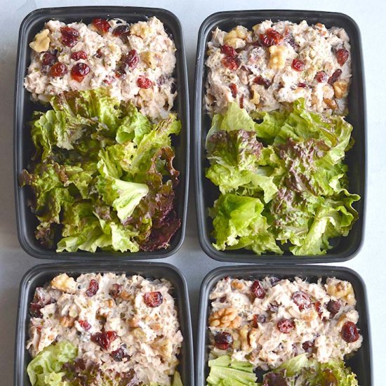 Cranberry Walnut Chicken Salad