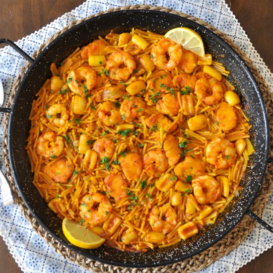 Authentic Spanish Seafood Fideuà