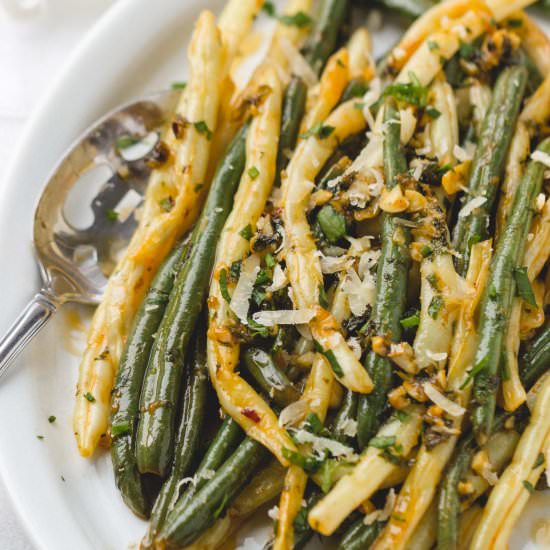 Lemon Garlic Butter Green Beans