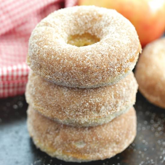 Baked Apple Cider Doughnuts