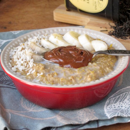 Earl Grey Zucchini Oatmeal