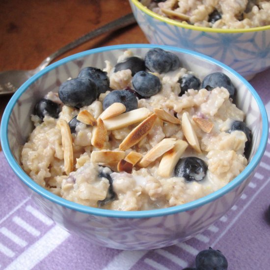 Blueberry Lavender Oatmeal